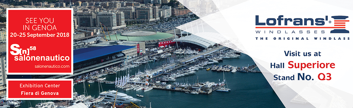 Lofrans’ at Genoa Boat Show 2018