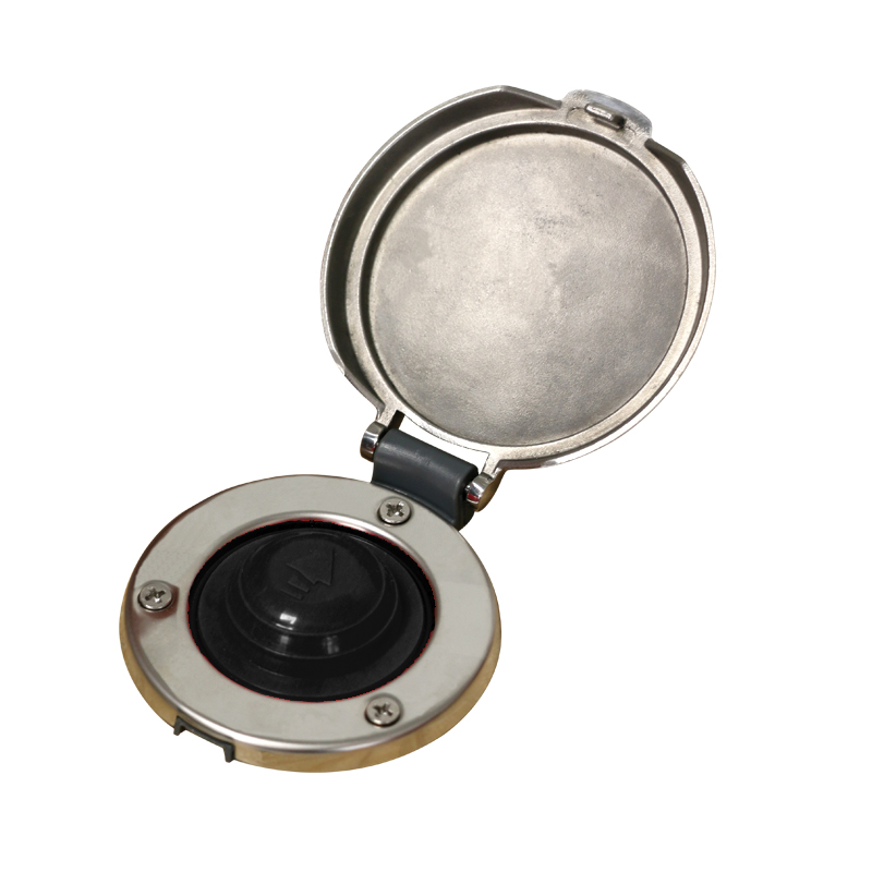 [] Lofrans' Footswitch, Inox, w/black button image