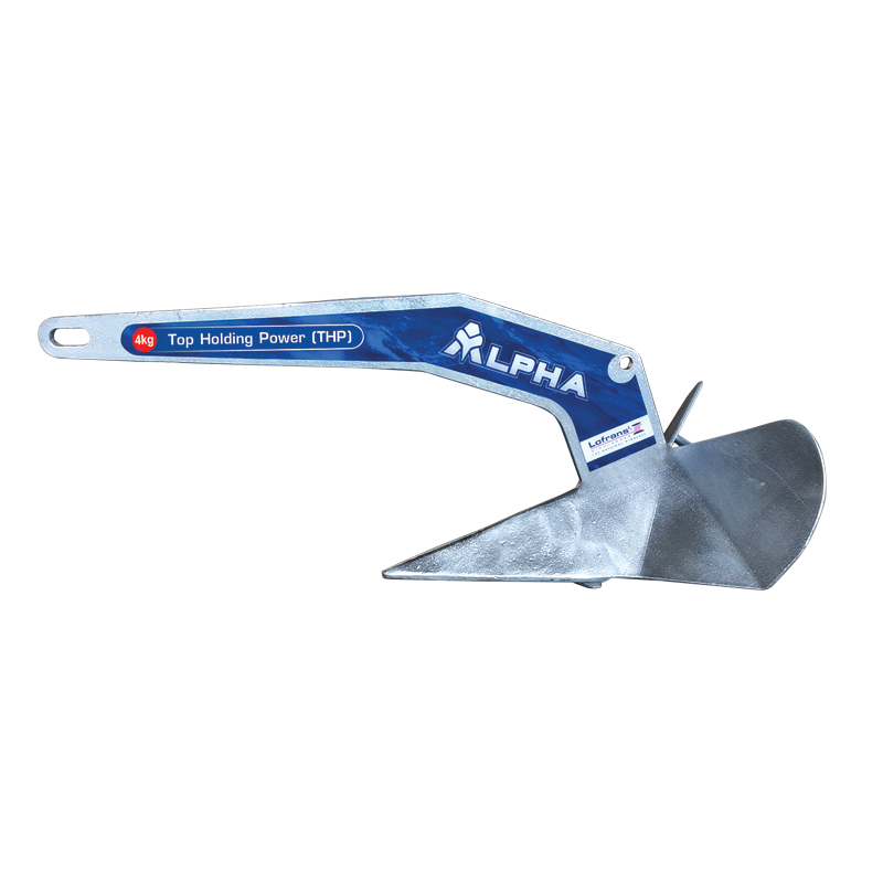[] Lofrans' Anchor ALPHA, Top Holding Power (THP), Hot-dipped Galvanized, 4kg image
