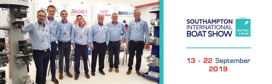 Visitors amazed by LOFRANS’ number of solutions during the Southampton boat show! Image