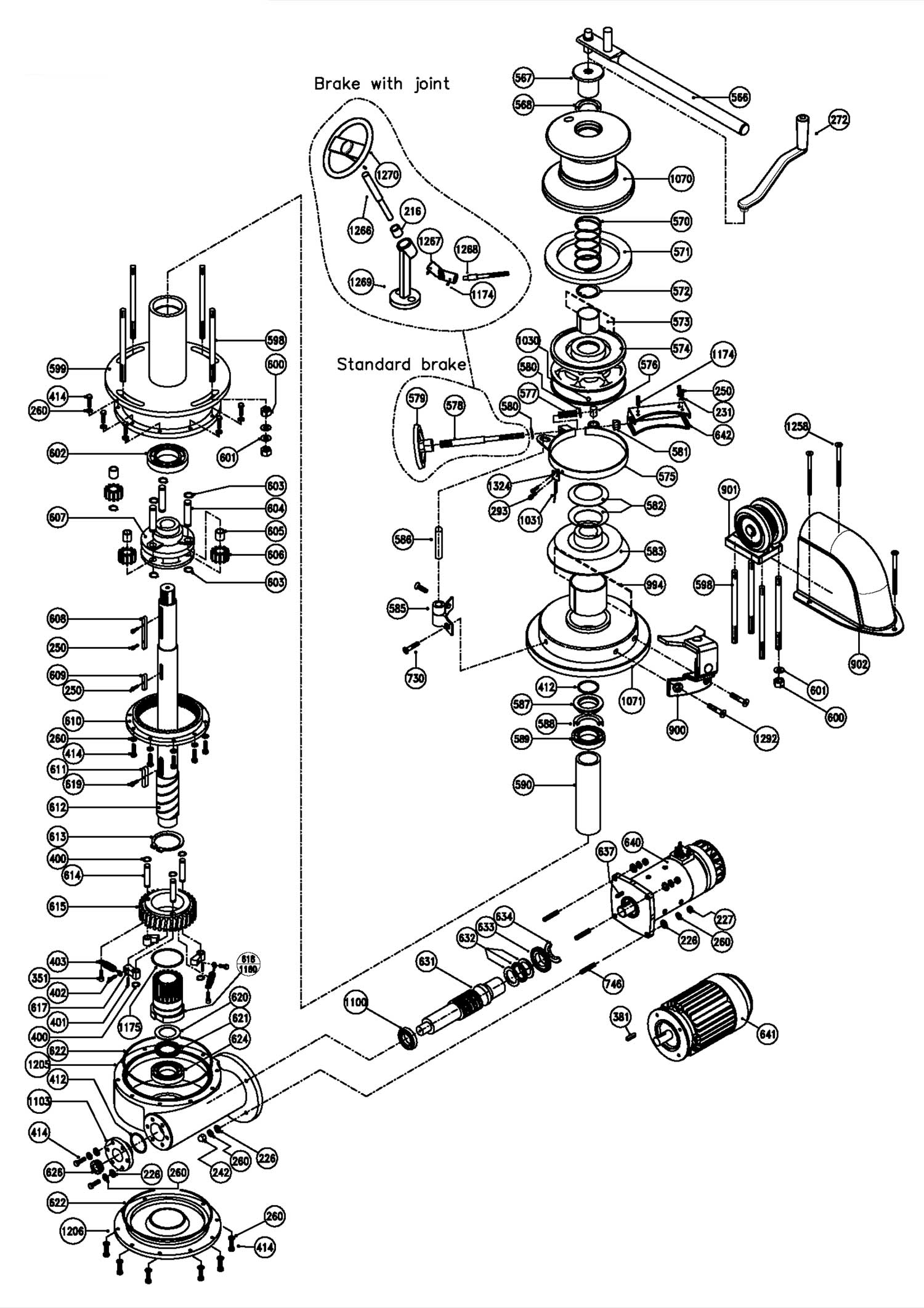 Ercole Verticale - Vertical Windlass